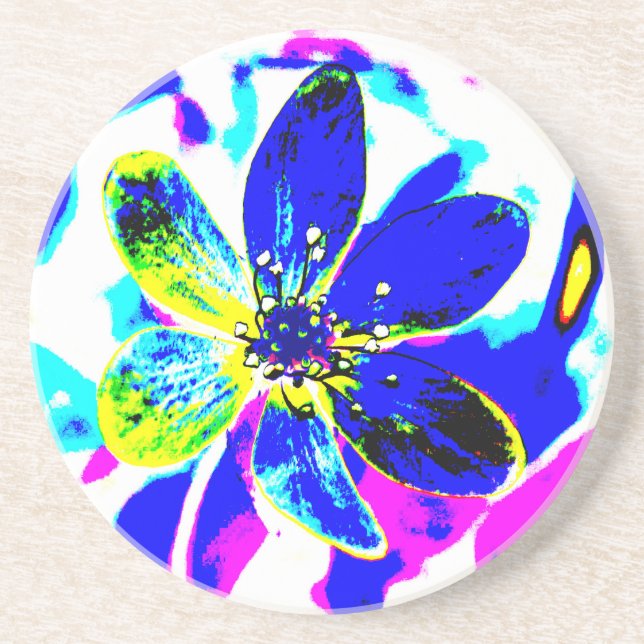 blue anemone coaster (Front)