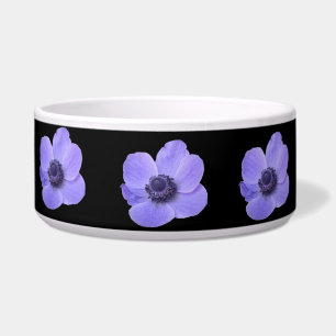 Blue Anemone Dog Bowl