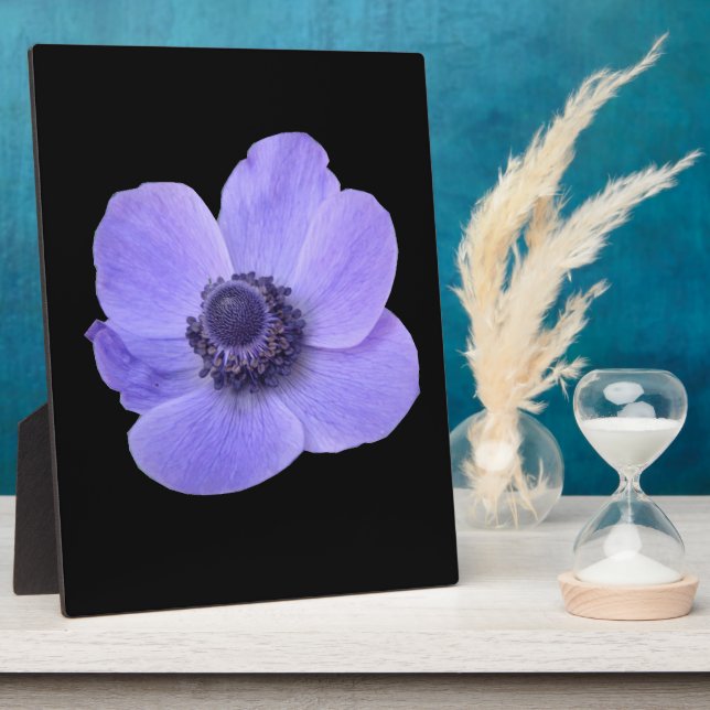 Blue Anemone Plaque (Side)