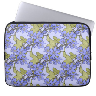 Blue Anemones Laptop Sleeve