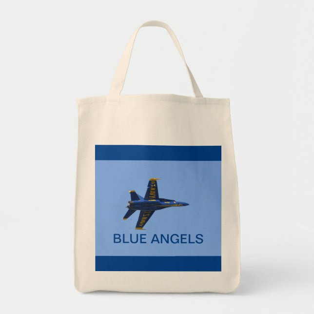 Blue Angel Aeroplane Tote Bag (Front)