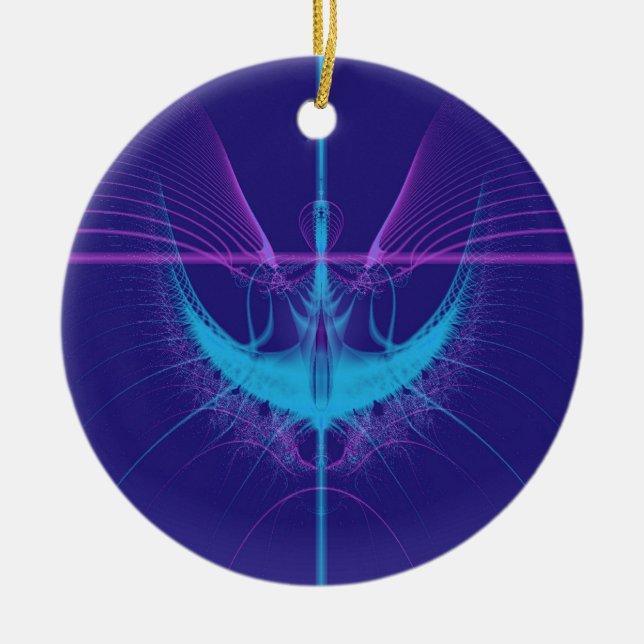 Blue Angel Christmas Ornament (Front)