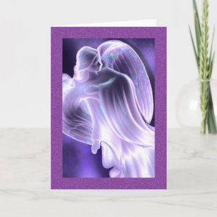Blue Angel Greeting Card