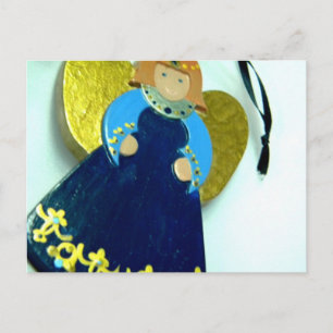 Blue Angel Ornament I Postcard