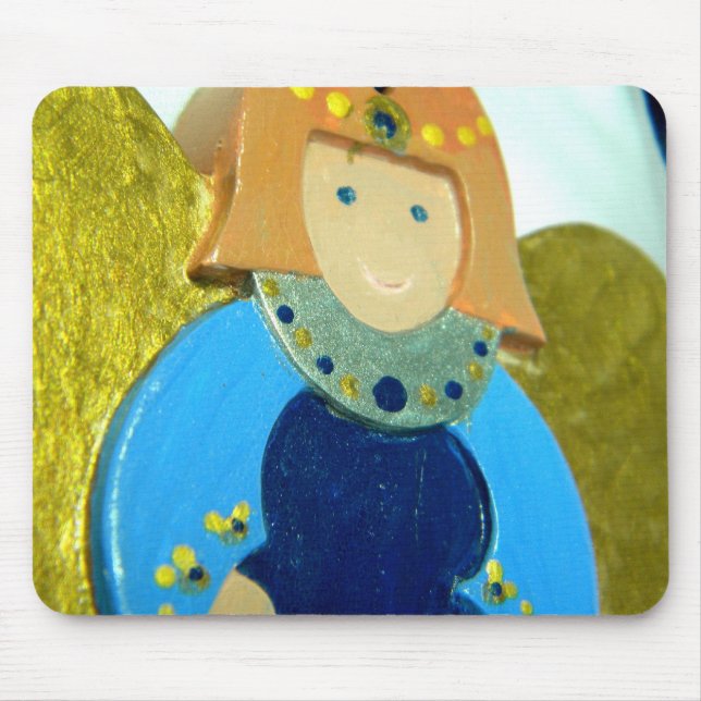 Blue Angel Ornament II Mouse Pad (Front)