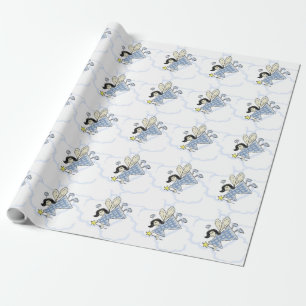 Blue Angel Wrapping Paper