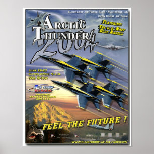 Blue Angels air show poster