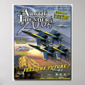 Blue Angels air show poster