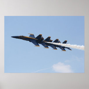 Blue Angels FA-18 Poster