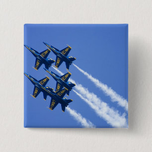 Blue Angels flyby during 2006 Fleet Week 15 Cm Square Badge