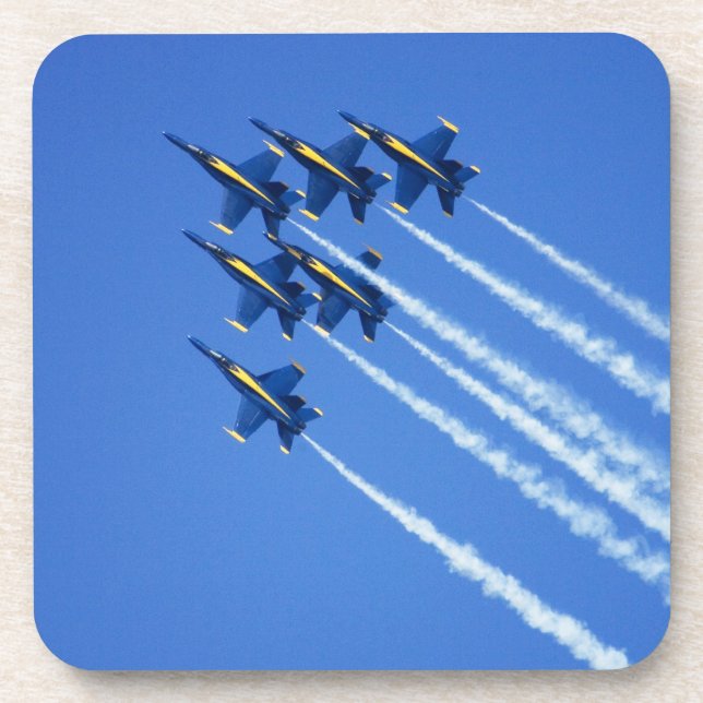 Blue Angels flyby during 2006 Fleet Week 2 Coaster (Front)