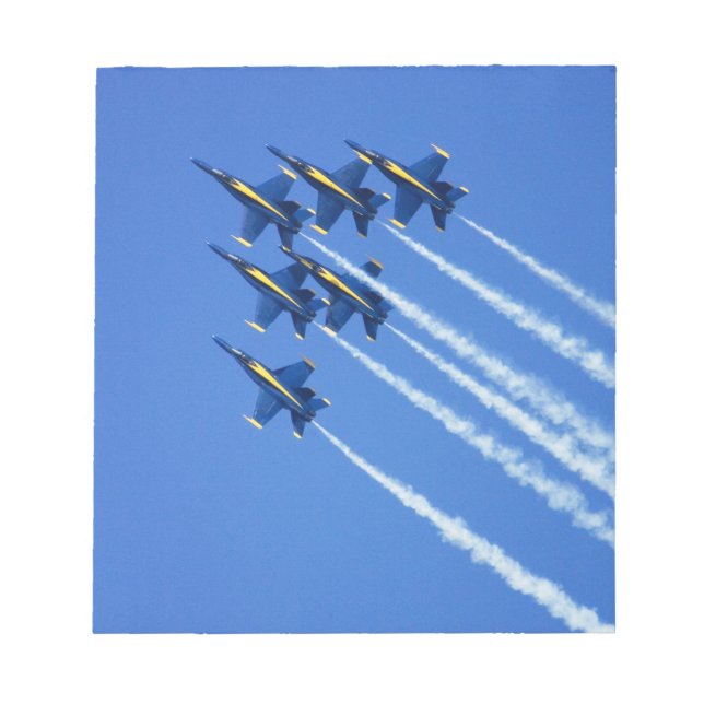 Blue Angels flyby during 2006 Fleet Week 2 Notepad (Front)