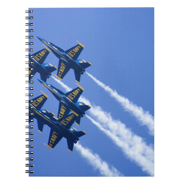 Blue Angels flyby during 2006 Fleet Week Notebook (Front)