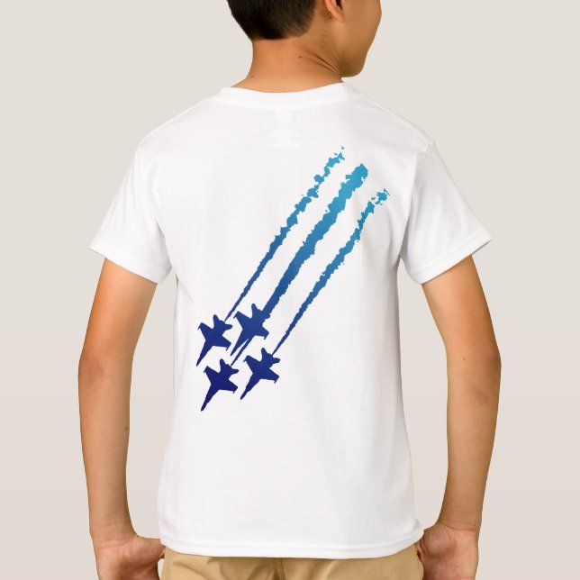 Blue Angels Front & Back Diamonds T-Shirt (Back)