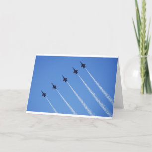 Blue Angels in Flight Card