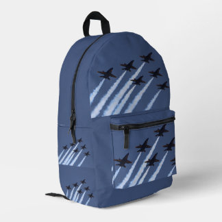 Blue Angels Jet Aeroplanes Flying Boys Backpack