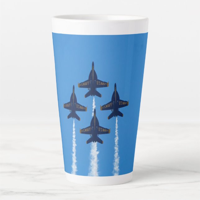 Blue Angels Latte Mug (Front)