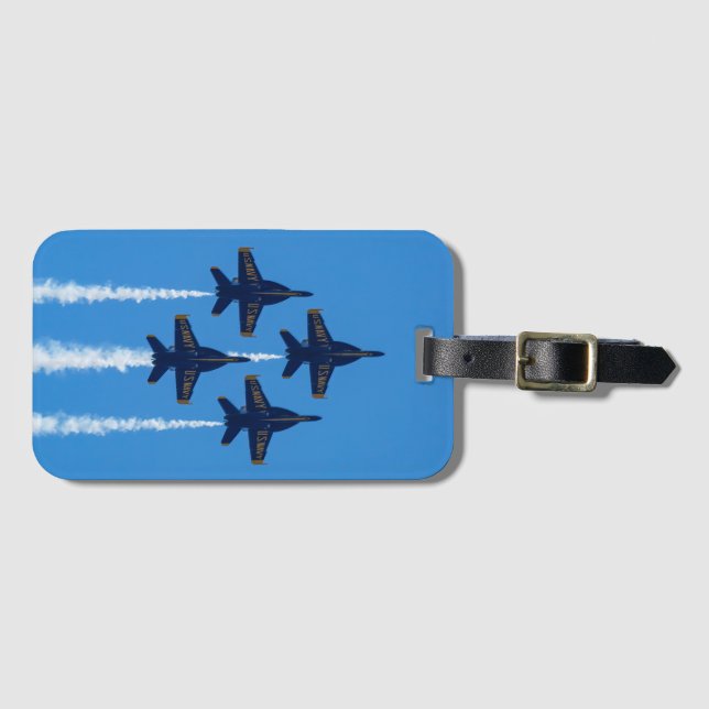 Blue Angels Luggage Tag (Front Horizontal)