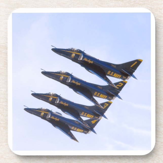 Blue Angels photo design coaster (Front)