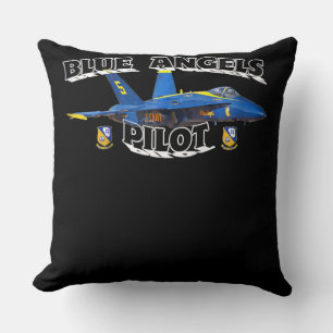 Blue Angels Pilot Childs Blue Angels Pilot Gift Cushion
