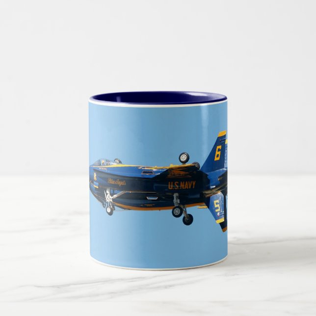 Blue Angels Solo's  - The Fortus Two-Tone Coffee Mug (Center)