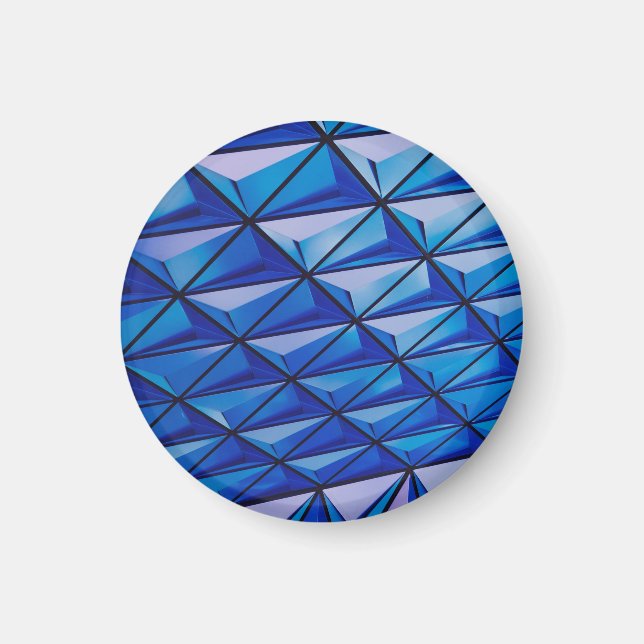 blue angle grid magnet (Front)