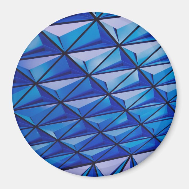 blue angle grid magnet (Front)