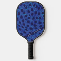 Blue Animal Leopard Print Designer Personalised