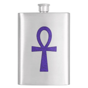 Blue Ankh Classic Flask
