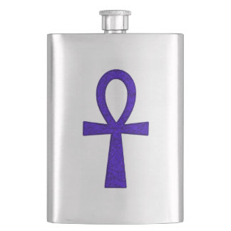 Blue Ankh Classic Flask