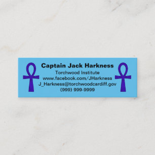 Blue Ankh Profile Card