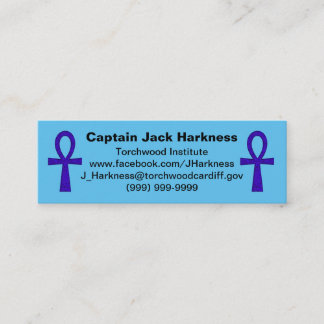Blue Ankh Profile Card
