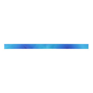 Blue Aqua Ombre Gradient Satin Ribbon
