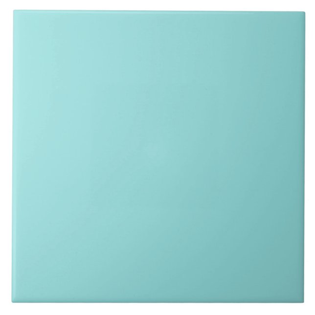 Blue Aqua plain colour Ceramic Tile (Front)