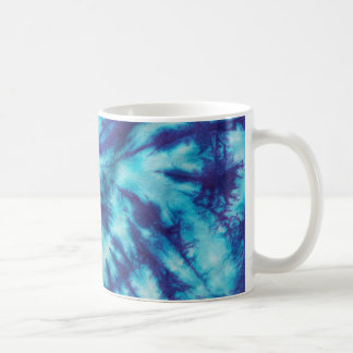 Blue Aqua Tie-Dye Coffee Mug