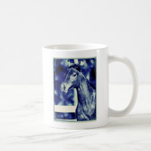Blue Arabian Digital Art Coffee Mug