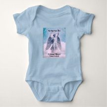 Blue Archangel Michael Baby Bodysuit