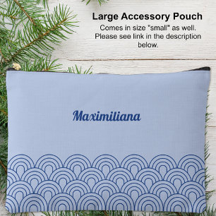 Blue Arches Glam Large Accessory Pouch