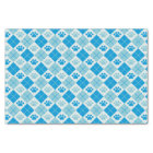 Blue Argyle Paw Print Pattern