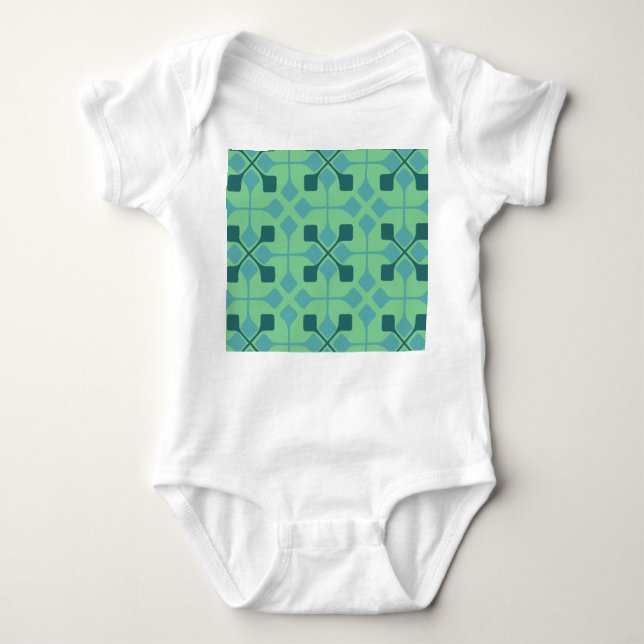 Blue Arrows  Baby Bodysuit (Front)