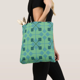 Blue Arrows Tote Bag