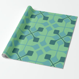 Blue Arrows Wrapping Paper