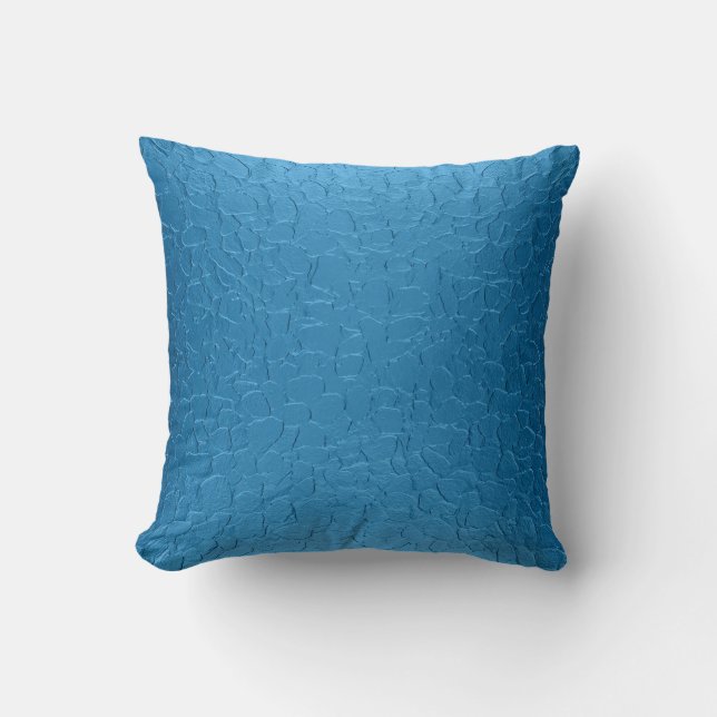 Blue Art Background Cushion (Front)