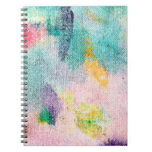 Blue Artistic. White Contemporary Presentation. Ti Notebook