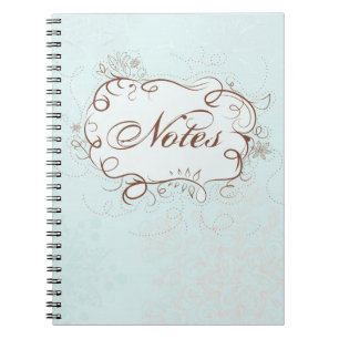 Blue Artsy Notebook