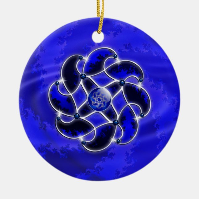 Blue As the Sea Ornament (Front)