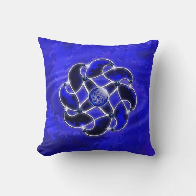 Blue As the Sea Pillow (Front)