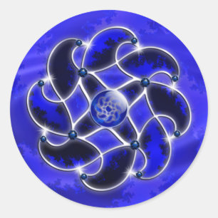 Blue As the Sea Stickers