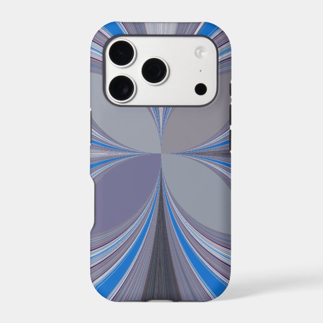 Blue Ash Grey Polka Dot Texture Art Print (Back)