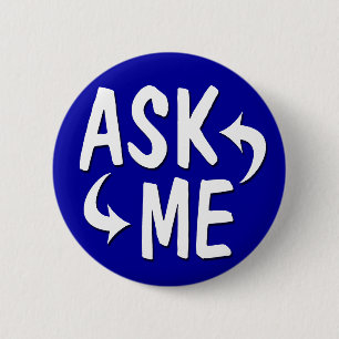 Blue Ask Me Button / Arrows